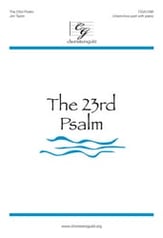 The 23rd Psalm Unison/Two-Part choral sheet music cover